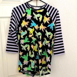Lularoe Halloween Ghosts Randy Baseball tee